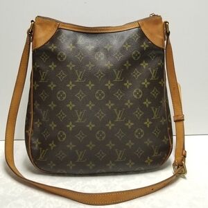 Louis Vuitton Brown and Tan Monogram Shoulder Bag